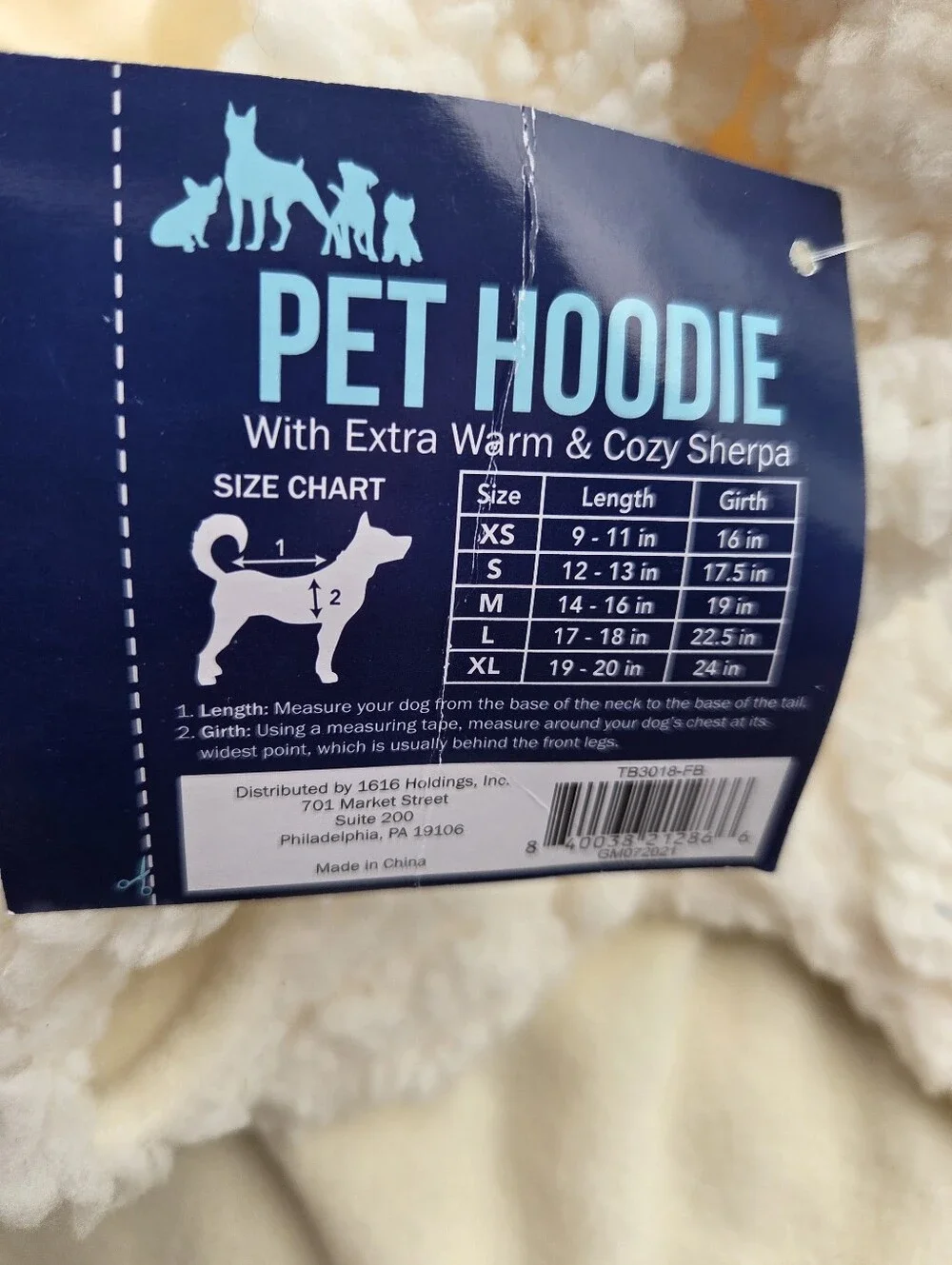 Cozy Cream Sherpa Pet Hoodie - Plush Dog Hoodie